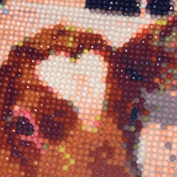 Cow diamond bead art - Picture 3 of 6